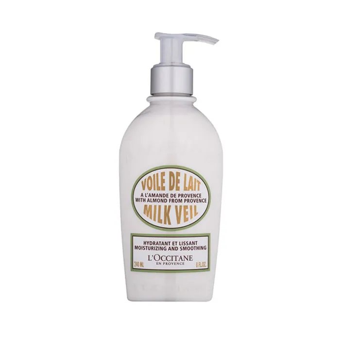 Sữa Dưỡng Thể L'Occitane Moisturizing And Smoothing Almond Milk Veil Chiết Xuất Hạnh Nhân 240ml