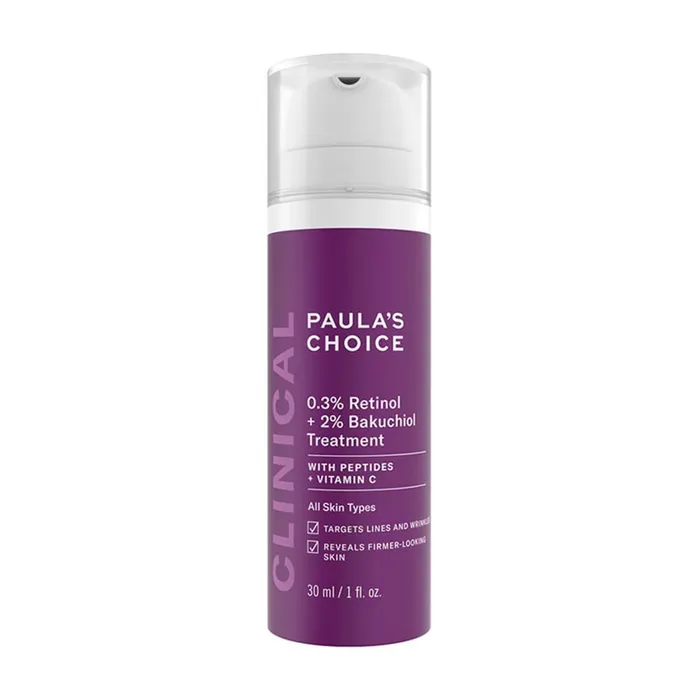 Tinh Chất Hỗ Trợ Trẻ Hóa Paula's Choice Clinical 0.3% Retinol + 2% Bakuchiol 30ml
