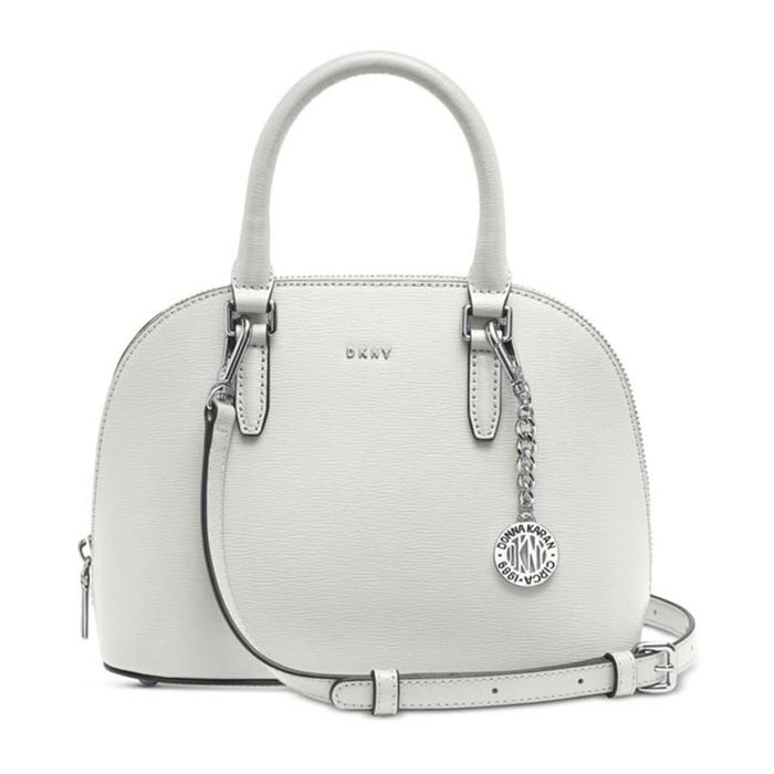 Túi Xách DKNY Dome Size Small Màu Trắng