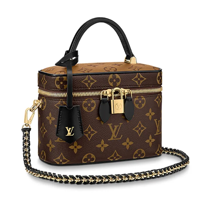 Túi Xách Nữ Louis Vuitton M45165 Vanity PM Màu Nâu, Túi Đeo Chéo Sang Trọng, Phong Cách Hiện Đại, Chất Liệu Canvas Cao Cấp