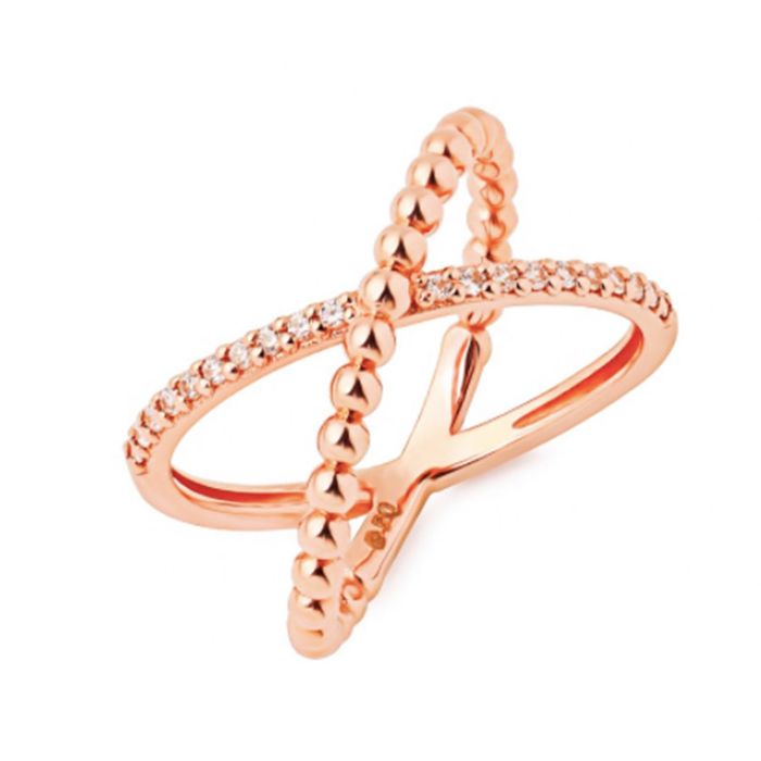 Nhẫn Nữ Phú Quý 00526323 Vàng Hồng