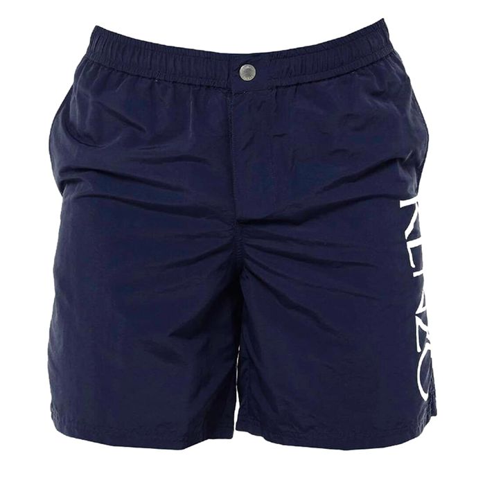 Quần Short Kenzo Mens Logo Swim Shorts M Midnight Màu Xanh Navy