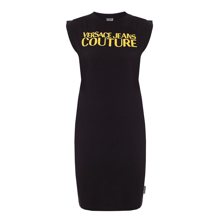 Váy Body Versace Jeans Couture Branded Dress Màu Đen Size XS