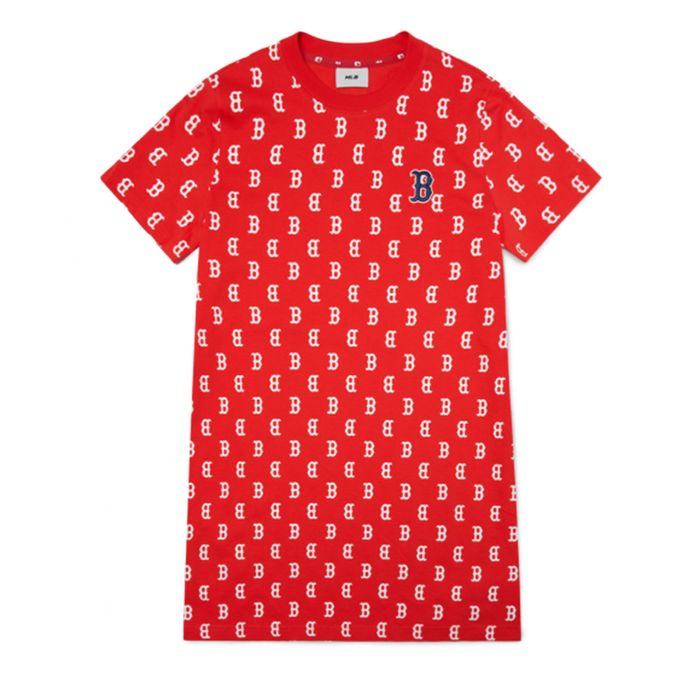 Váy MLB Monogram Boston Red Sox 3FOPM0123-43RDL Màu Đỏ