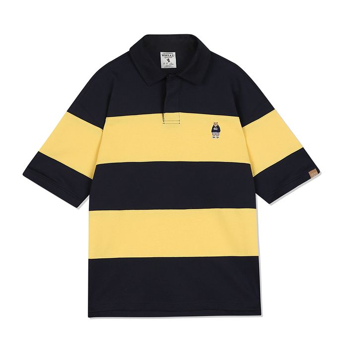 Áo Polo WHOAU Steve WHHAC2435U Màu Đen Vàng
