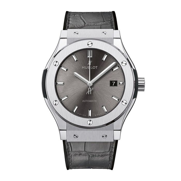 Đồng Hồ Nam Hublot Classic Fusion Automatic Grey Dial 42 mm Men's Watch 542.NX.7071.LR Màu Đen Mặt Xám