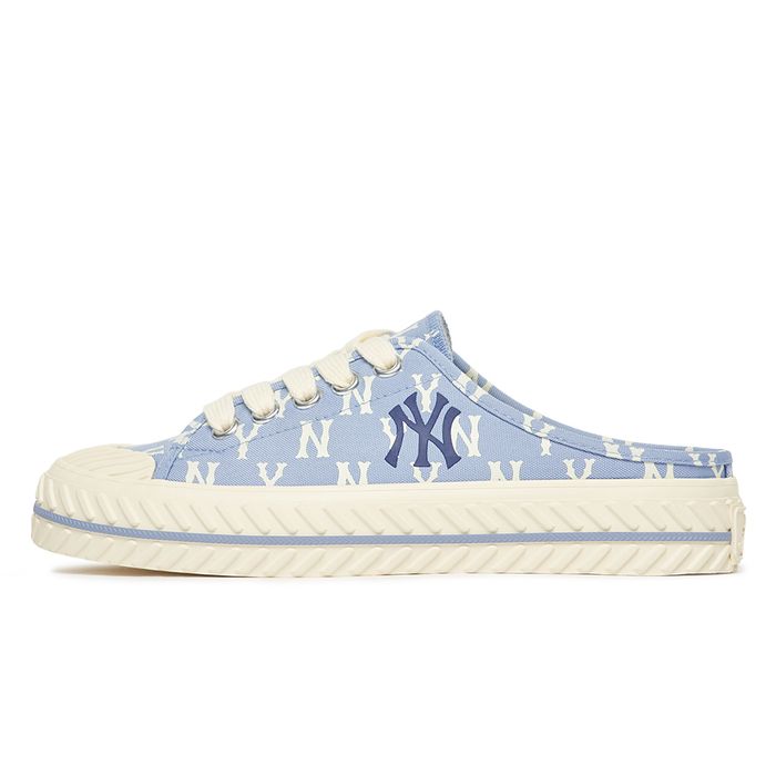 Giày MLB Playball Mule Monogram New York Yankees 3AMUM212N-50BLL Màu Xanh Blue Size 250
