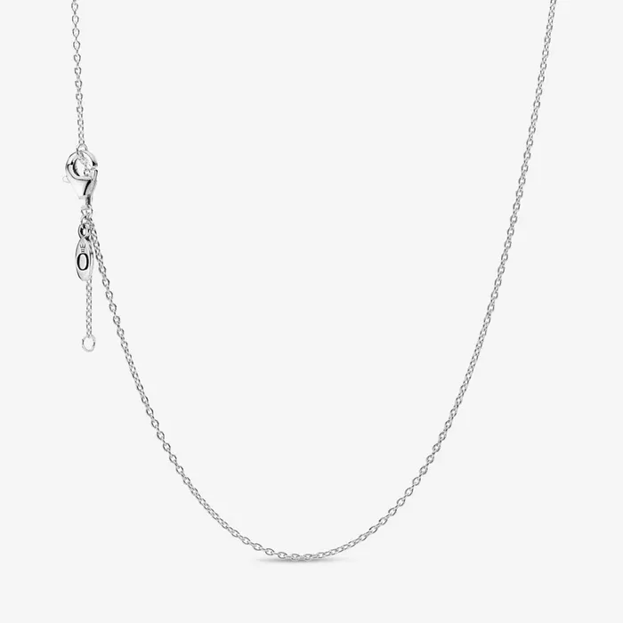 Dây Chuyền Pandora Classic Cable Chain Necklace 590515 Màu Bạc (Bản Dày)