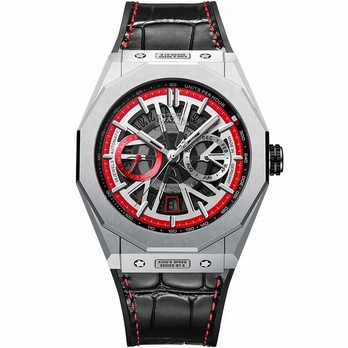 Đồng Hồ Nam Bonest Gatti King Speed B596013L Màu Đen Viền Đỏ