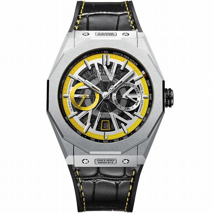 Đồng Hồ Nam Bonest Gatti King Speed B596014L Màu Đen Viền Vàng