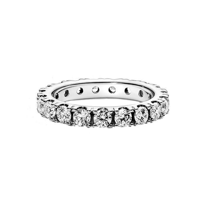 Nhẫn Nữ Pandora Sparkling Row Eternity Ring Đính Đá 190050C01 Màu Bạc Size 54
