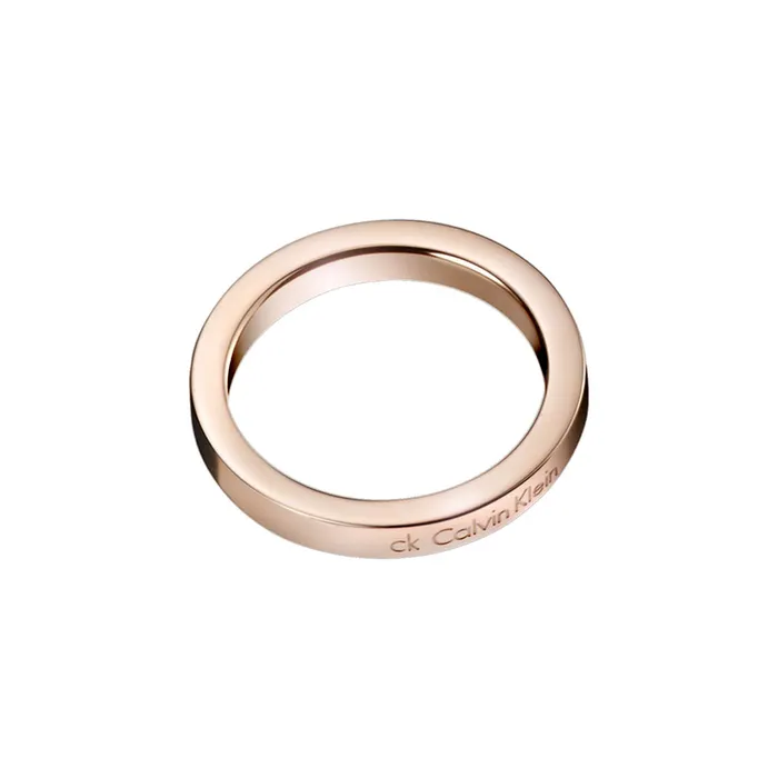 Nhẫn Calvin Klein CK Hook Ring KJ06PR1001 Màu Vàng Hồng Size 8