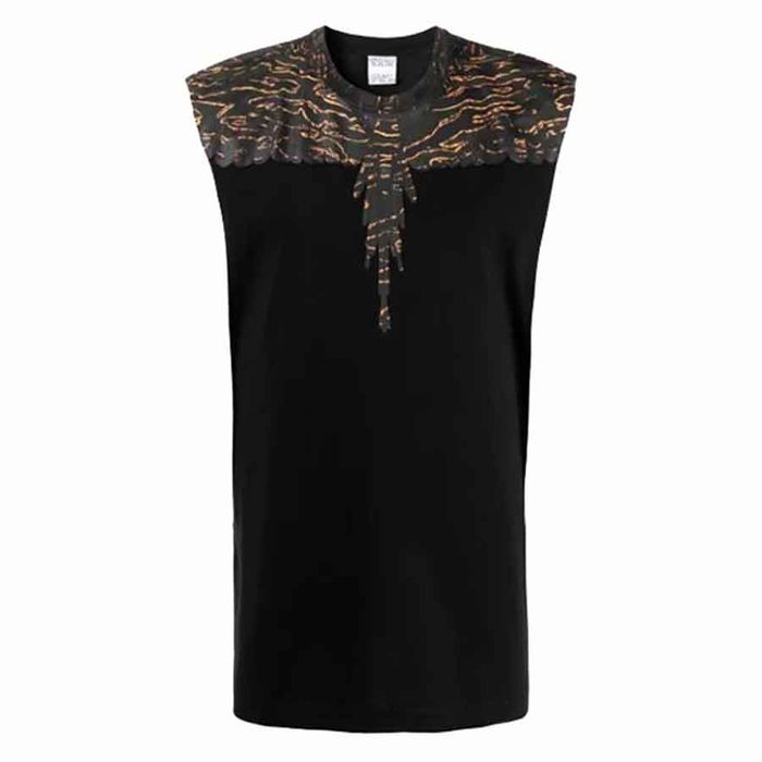 Áo Thun Nam Marcelo Burlon Wings T-shirt Tshirt In Black Màu Đen