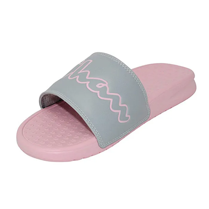 Dép Champion Pink Grey Màu Xám Hồng Size 40