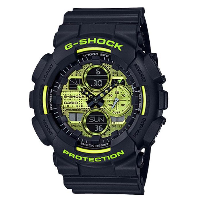 Đồng Hồ Nam Casio Analog-Digital G Shock GA-140DC-1A Màu Đen