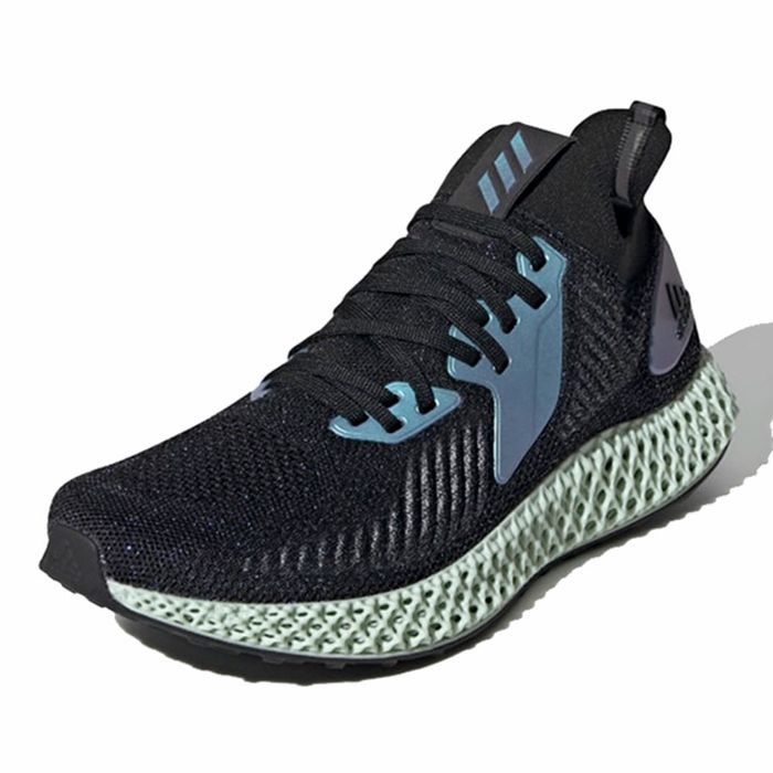 Giày Thể Thao Adidas AlphaEdge 4D Shoes Black Iridescent / Reflective (FV6106) Màu Đen Phối Xanh Size 43
