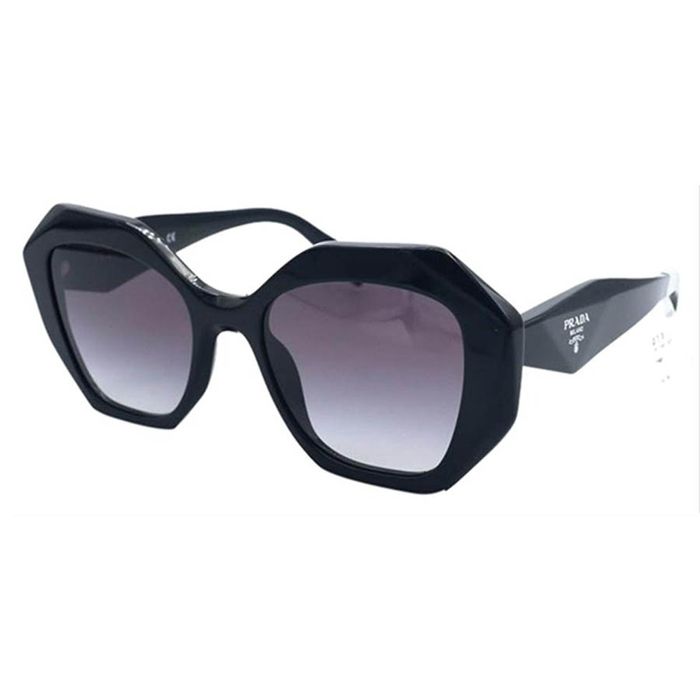 Kính Mát Prada Black New SPR 16W 1AB-5D1 Butterfly Gray Polarized Sunglasses Màu Đen Xám