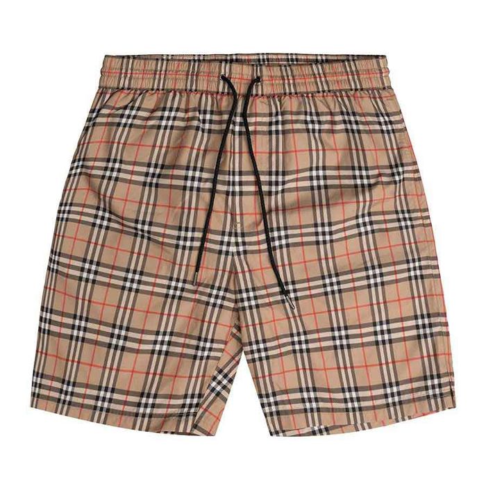 Quần Shorts Burberry Vintage Check Print Swim 8017295 Màu Nâu Size S