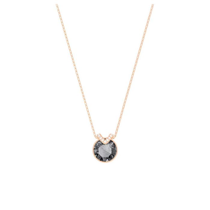 Dây Chuyền Swarovski Bella V Pendantblack, Rose Gold-Tone Plated 5528552 Màu Vàng Hồng