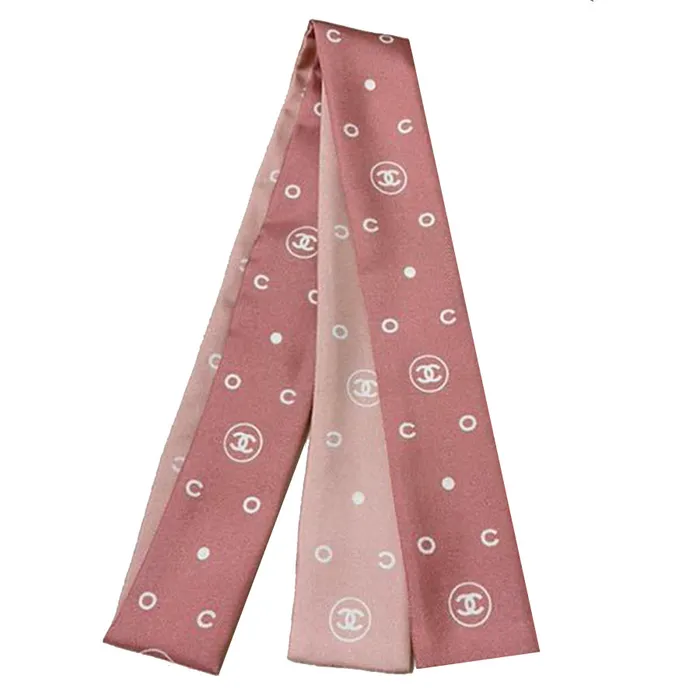 Khăn Chanel Bandeau Twilly Màu Hồng