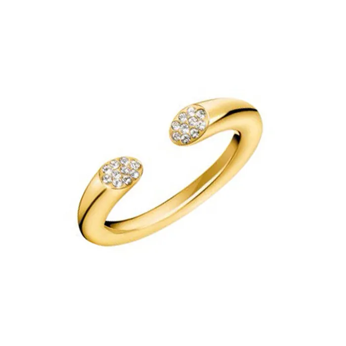 Nhẫn Calvin Klein CK Brilliant Ring KJ8YJR140107 Màu Vàng Gold