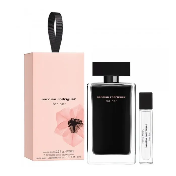 Set Nước Hoa Narciso For Her (EDT 100ml, Pure Musc Mini 