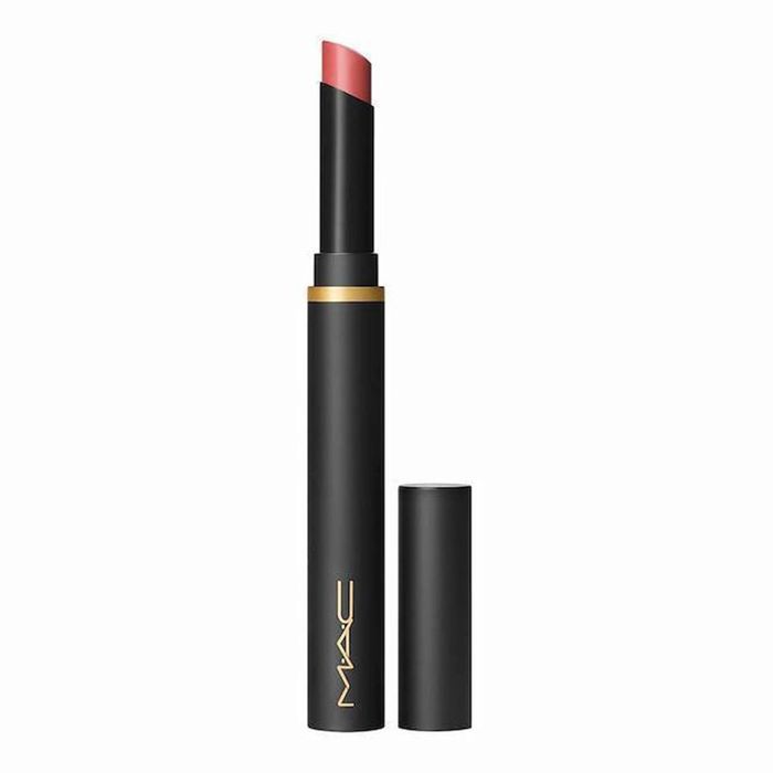 Son MAC Powder Kiss Velvet Blur Slim 899 Brickthrough Màu Hồng Khô 2g