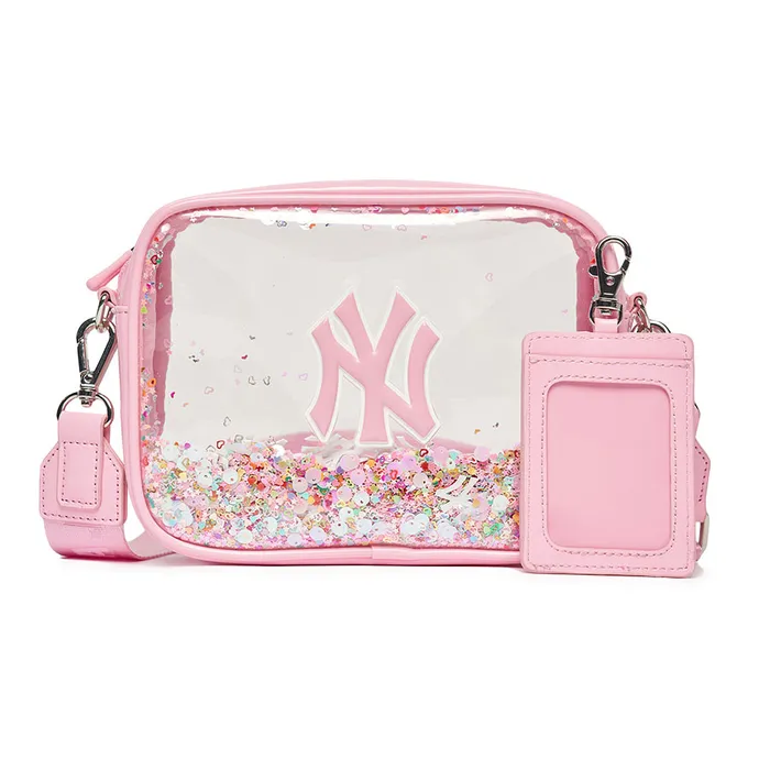 Túi Đeo Chéo Trẻ Em MLB Like Glitter Camera Bag New York Yankees 7FCRL012N-50PKS Màu Hồng