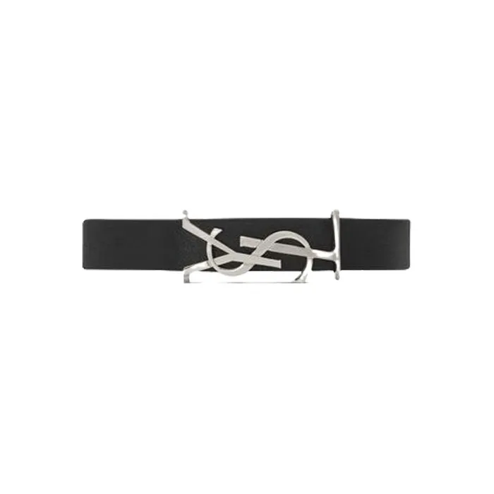 Vòng Đeo Tay Nữ Yves Saint Laurent YSL  Opyum Bracelet In Leather Màu Đen