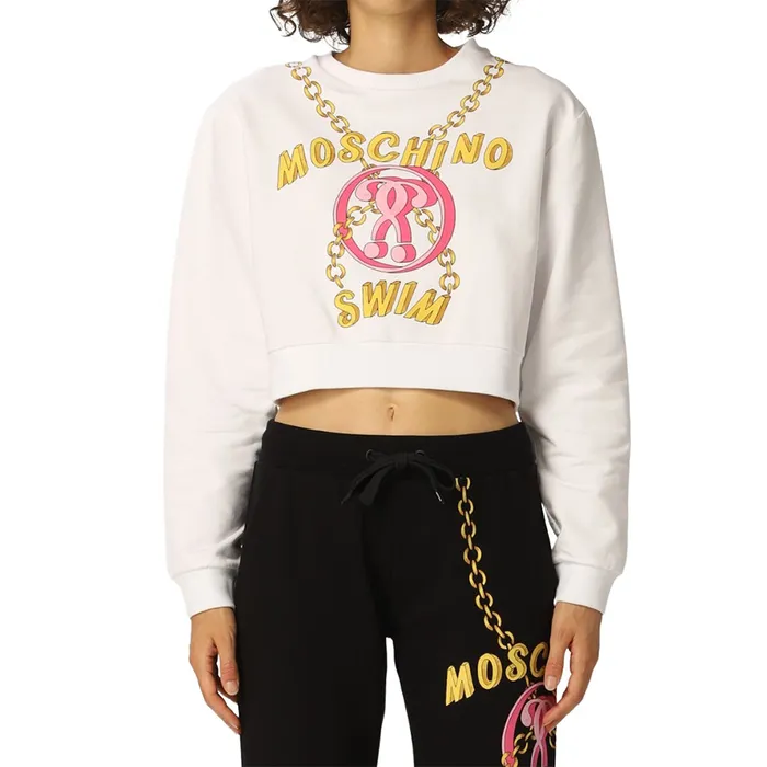 Áo Nỉ Moschino 2124 A1706 2604 0001 Màu Trắng