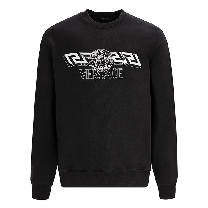 Áo Nỉ Versace La Greca Sweater 1003992 1A02861 1B000 Màu Đen Size S