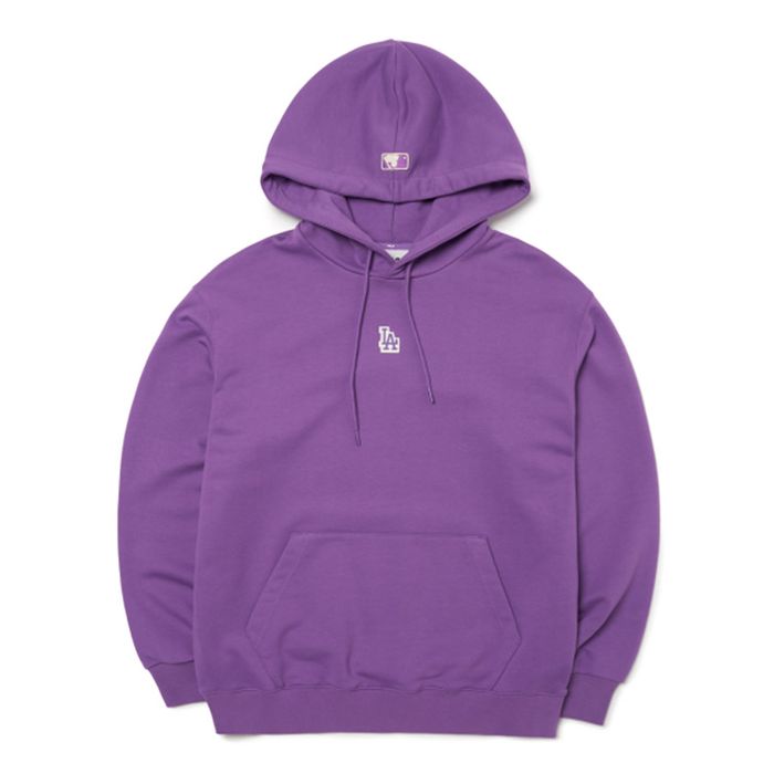 Áo Hoodie MLB Logo Basic Overfit Hoodie La Dodgers 3AHDB0114-07LDD Màu Tím