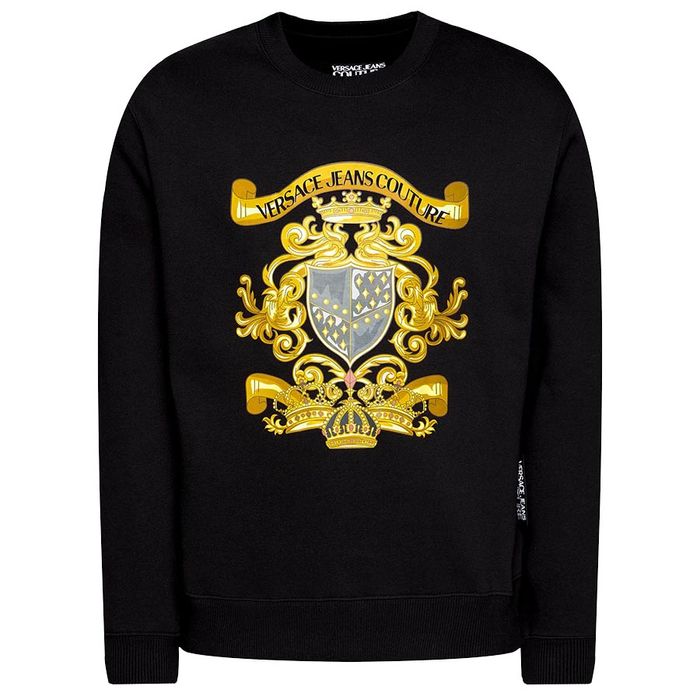 Áo Nỉ Versace Jeans Couture Juoda Regular Fit Màu Đen Vàng Size M