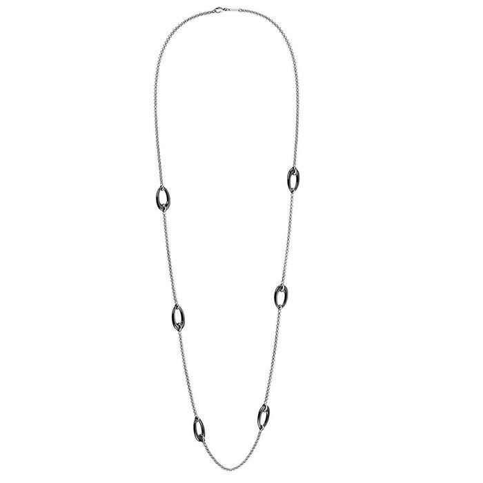 Dây Chuyền Calvin Klein CK Ceramic Long Necklace KJ3LBN090100 Màu Bạc