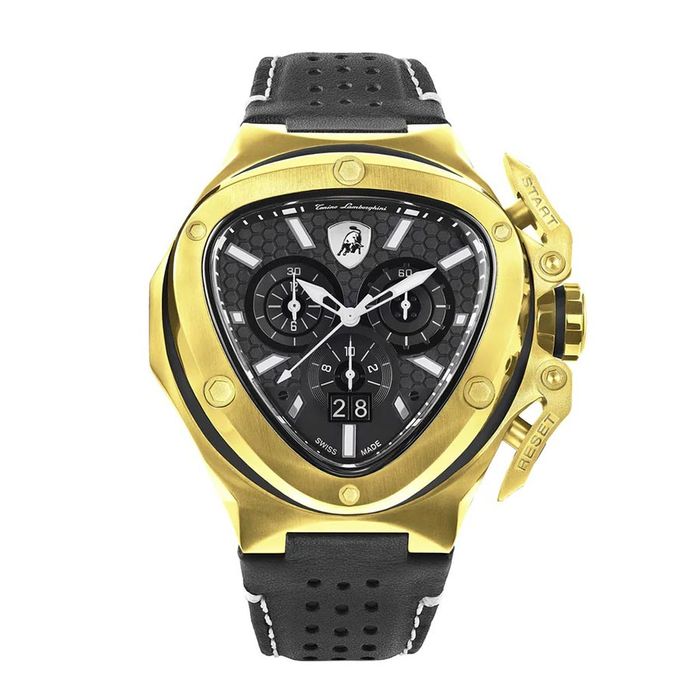 Đồng Hồ Nam Tonino Lamborghini Spyder Spyder X YG Chrono T9XD-YG Màu Đen Vàng
