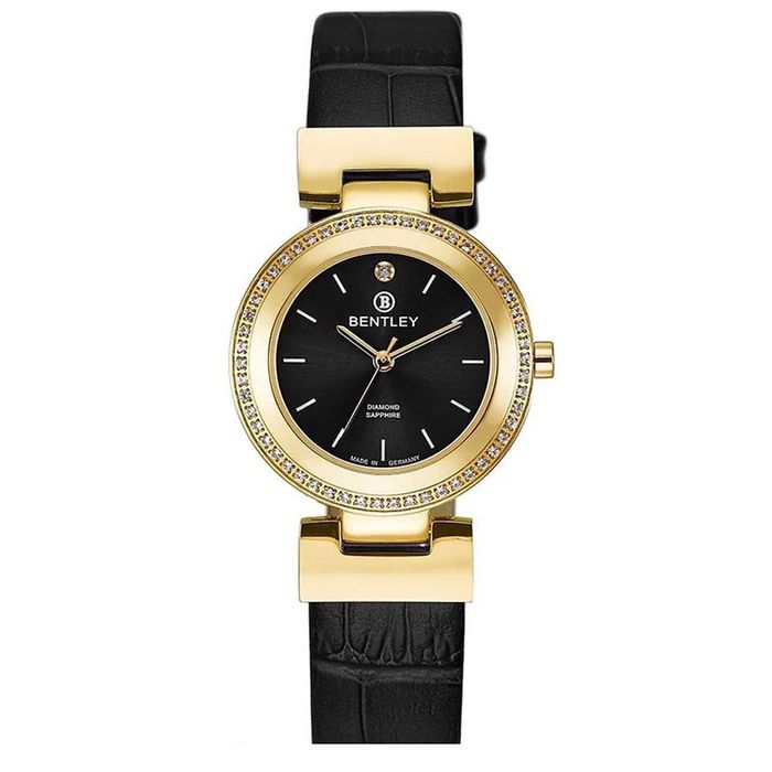 Đồng Hồ Nữ Bentley BL1858-102LKBB Màu Đen Vàng