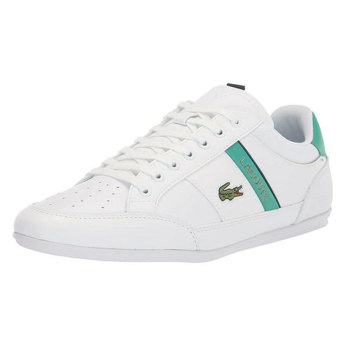 Giày Thể Thao Lacoste Chaymon 0722 Màu Xanh Trắng Size 42