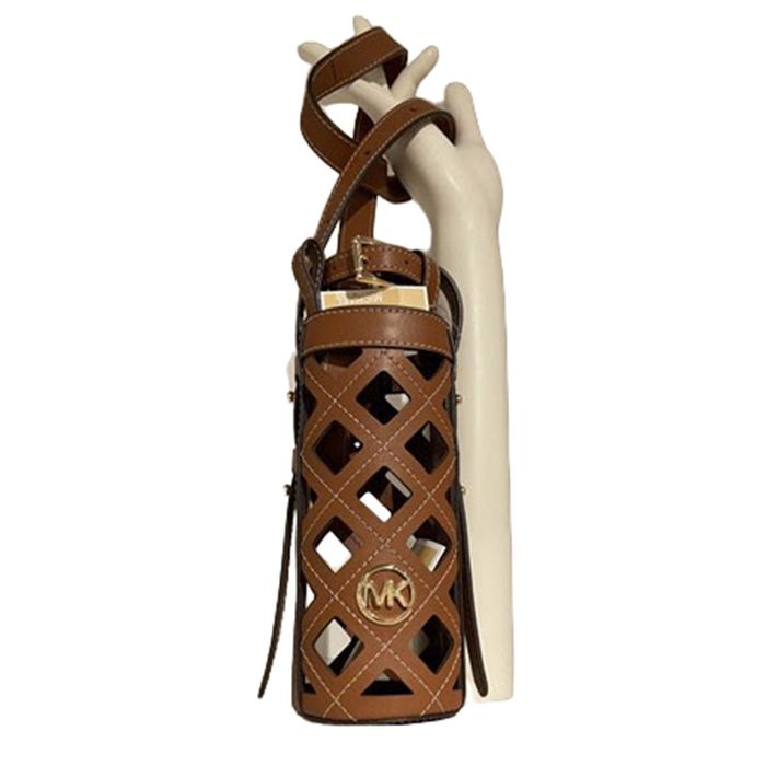 Túi Đựng Chai Nước Michael Kors MK Aidy Small Bottle Holder 35T1GUWN7L  Màu Nâu