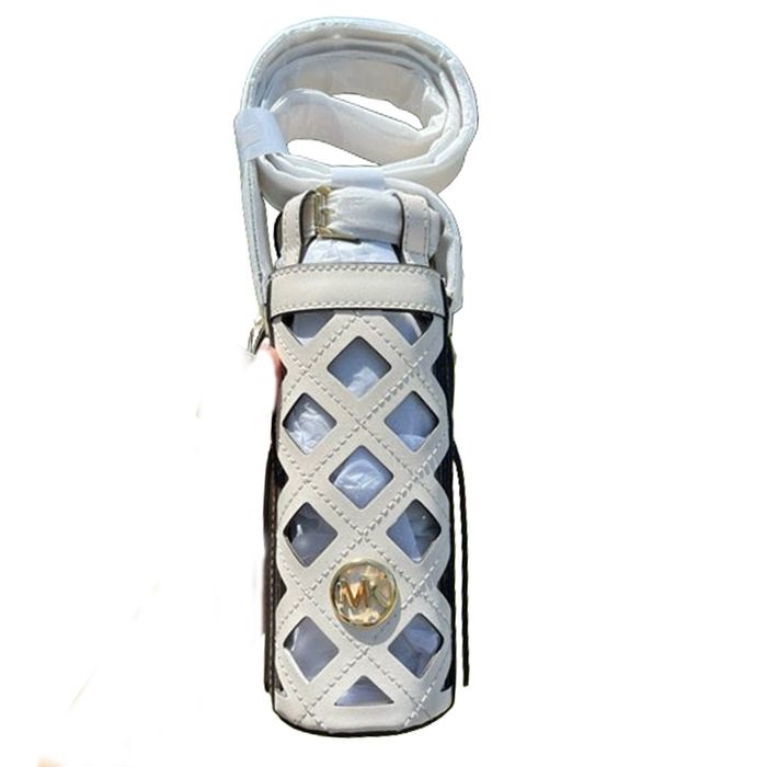 Túi Đựng Chai Nước Michael Kors MK Aidy Small Bottle Holder 35T1GUWN7L Màu Trắng