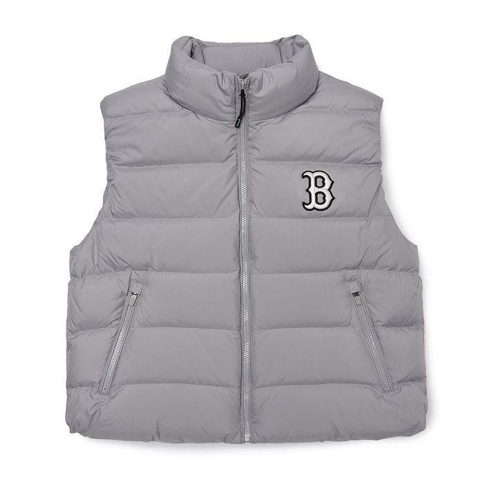 Áo Ghi Lê MLB Megalogo Boston Red Sox 3ADVB0226-43GRL Màu Xám Size S