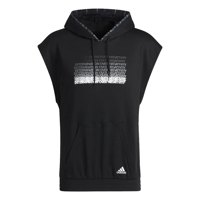 Áo Hoodie Adidas Ngắn Tay Donovan Mitchell HI5826 Màu Đen