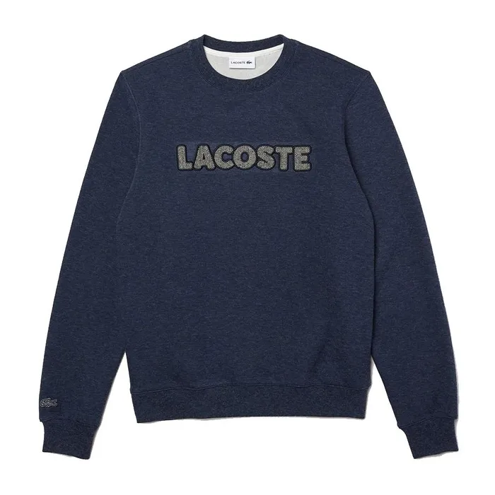 Áo Len Lacoste Sport Crew Flamed Fleece Sweater SH1967-51 Màu Xanh Navy Size S