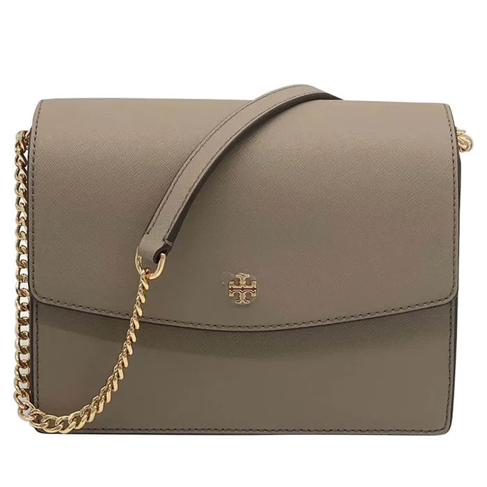 Túi Đeo Chéo Tory Burch Emerson Envelope French Gray 61450 Màu Xám