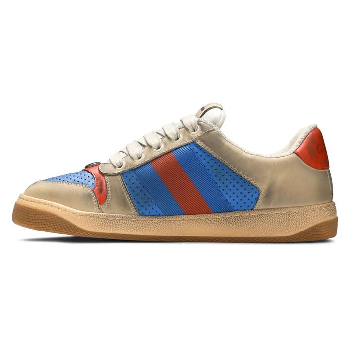 Giày Thể Thao Gucci Screener 'Blue White' 546163-0YI20-9581 Size 6.5