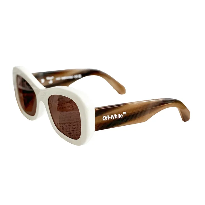 Kính Mát Off-White AF Pablo OERI059 0264 Màu Trắng Nâu