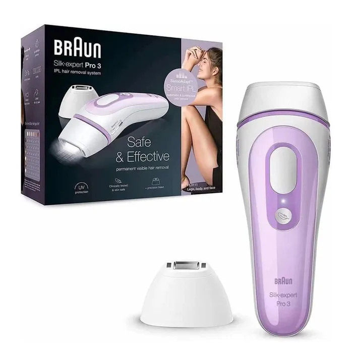 Máy Triệt Lông Braun Silk Expert Pro 3 PL3111 Màu Tím