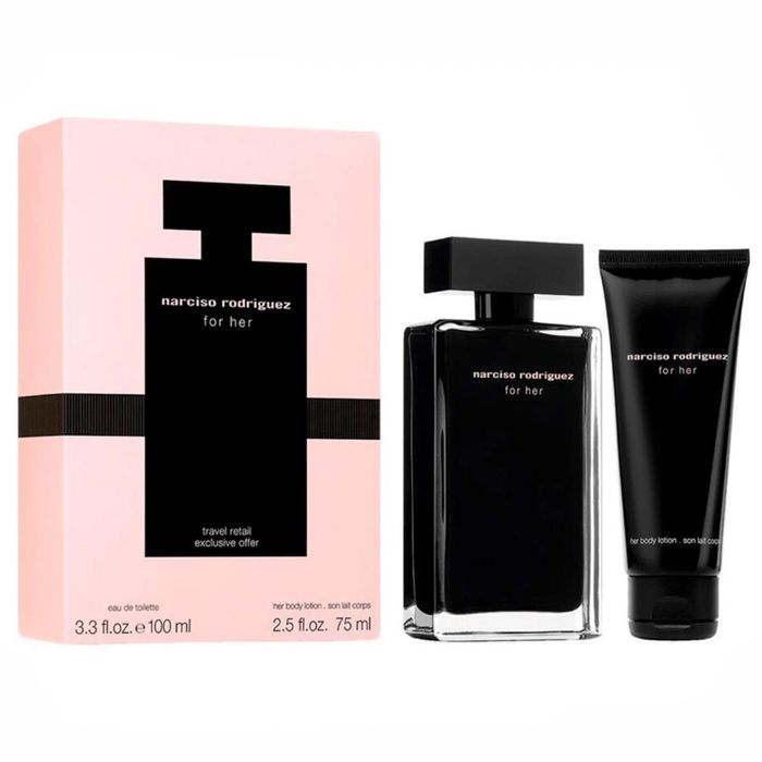 Set Nước Hoa + Dưỡng Thể Narciso Rodriguez For Her EDT Set 2 Món  