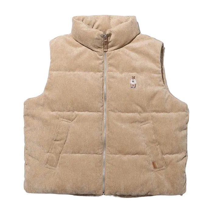 Áo Ghi Lê WHOAU Steve Corduroy Best WHVWC4T11F Màu Nâu Size M