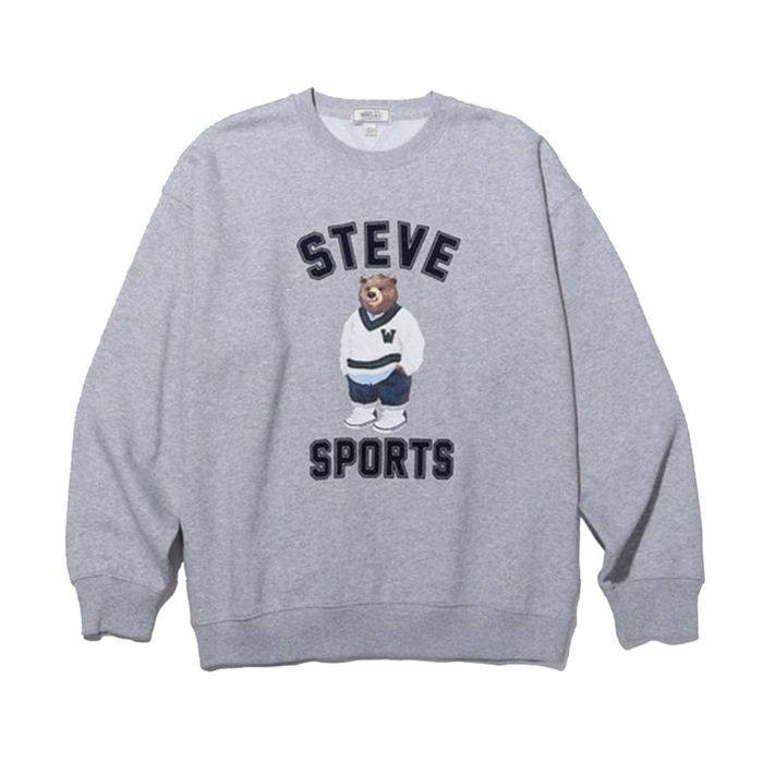 Áo Nỉ Sweater WHOAU WHMWC4T91U Màu Ghi Size M