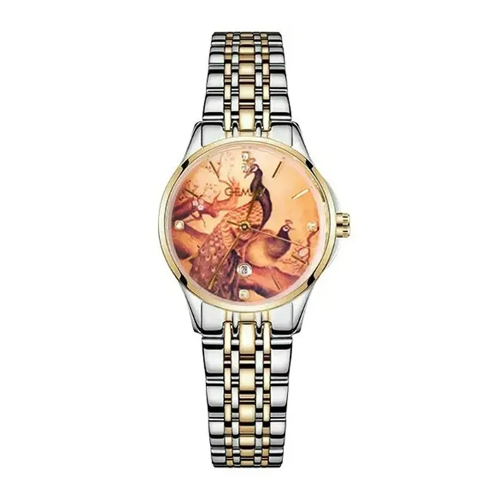 Đồng Hồ Nam Gemax 8254GPK Màu Bạc